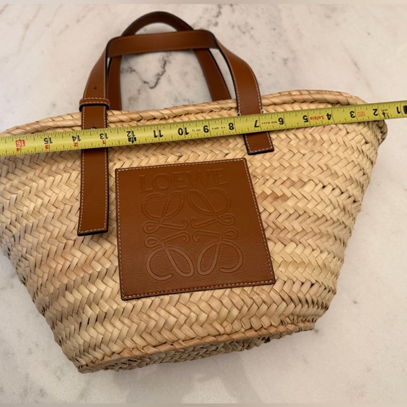 Loewe Tan Woven Basket Bag - Picture 9 of 12